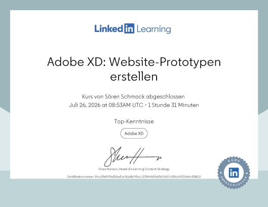 Adobe XD: Website-Prototypen erstellen